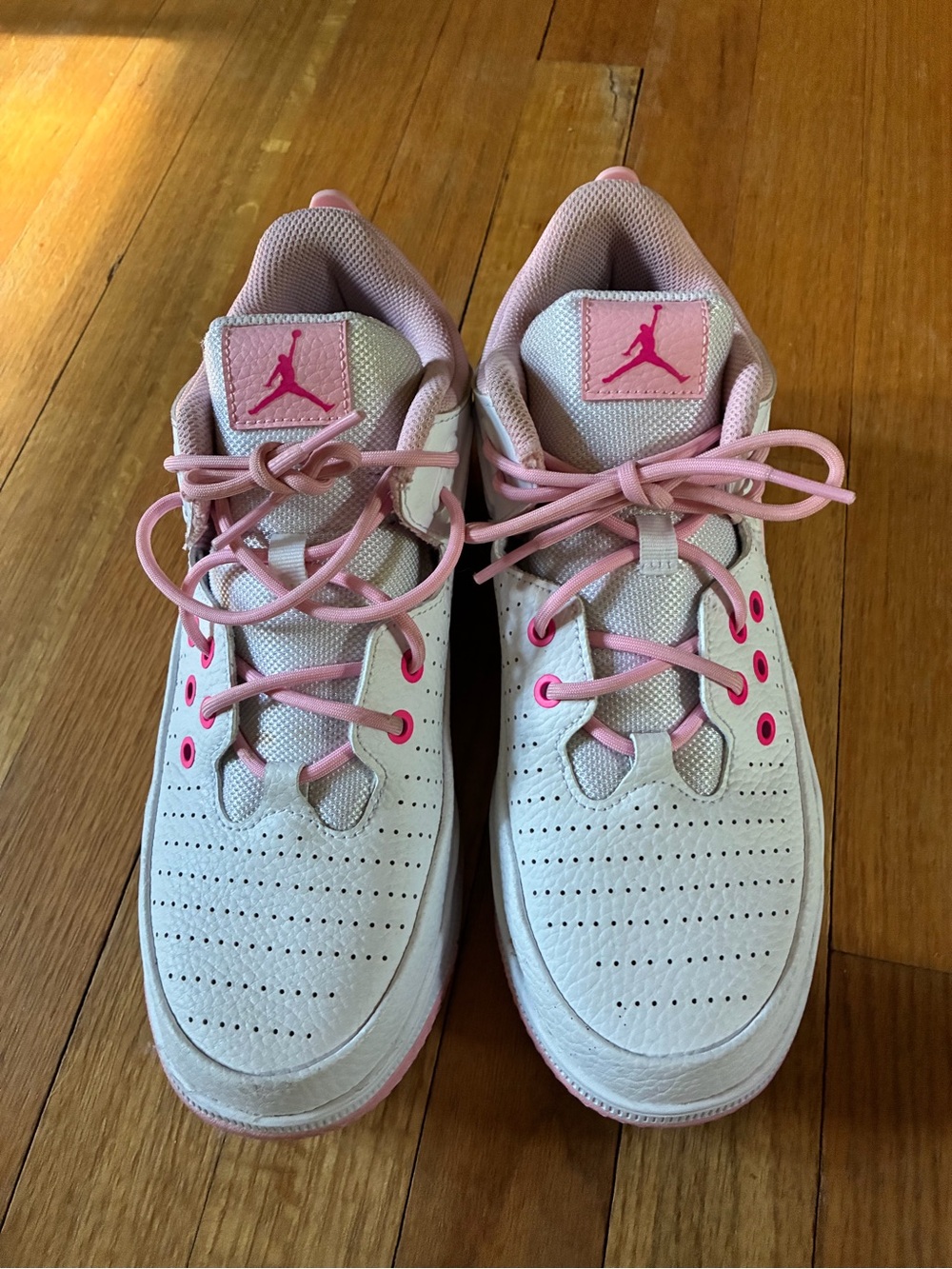Jordan Kids' Low Top Sneakers - White/Pink
